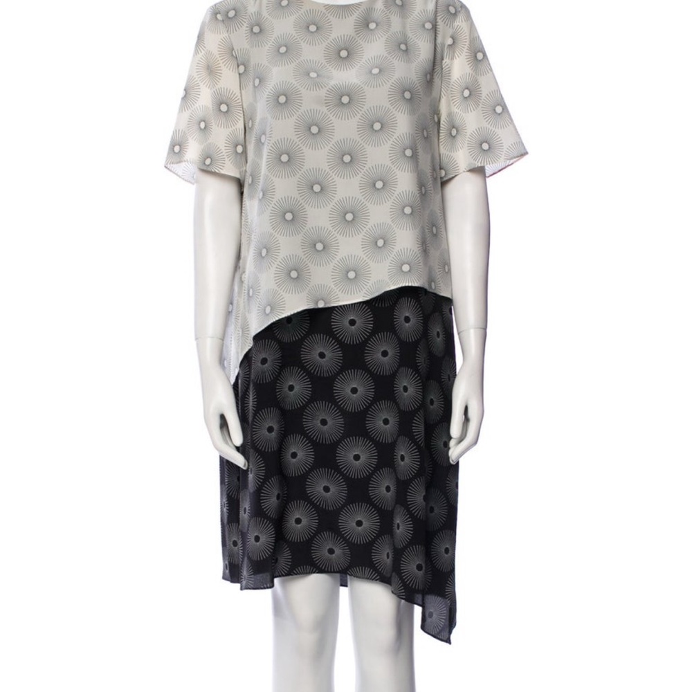 Elegant Diane Von Furstenberg Two Tier Dress 10 $298